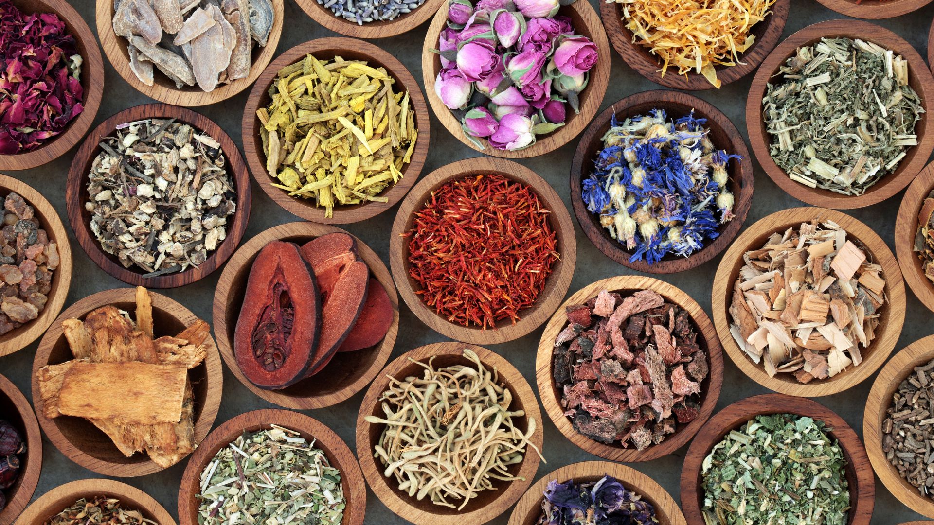 healing herbs and bark