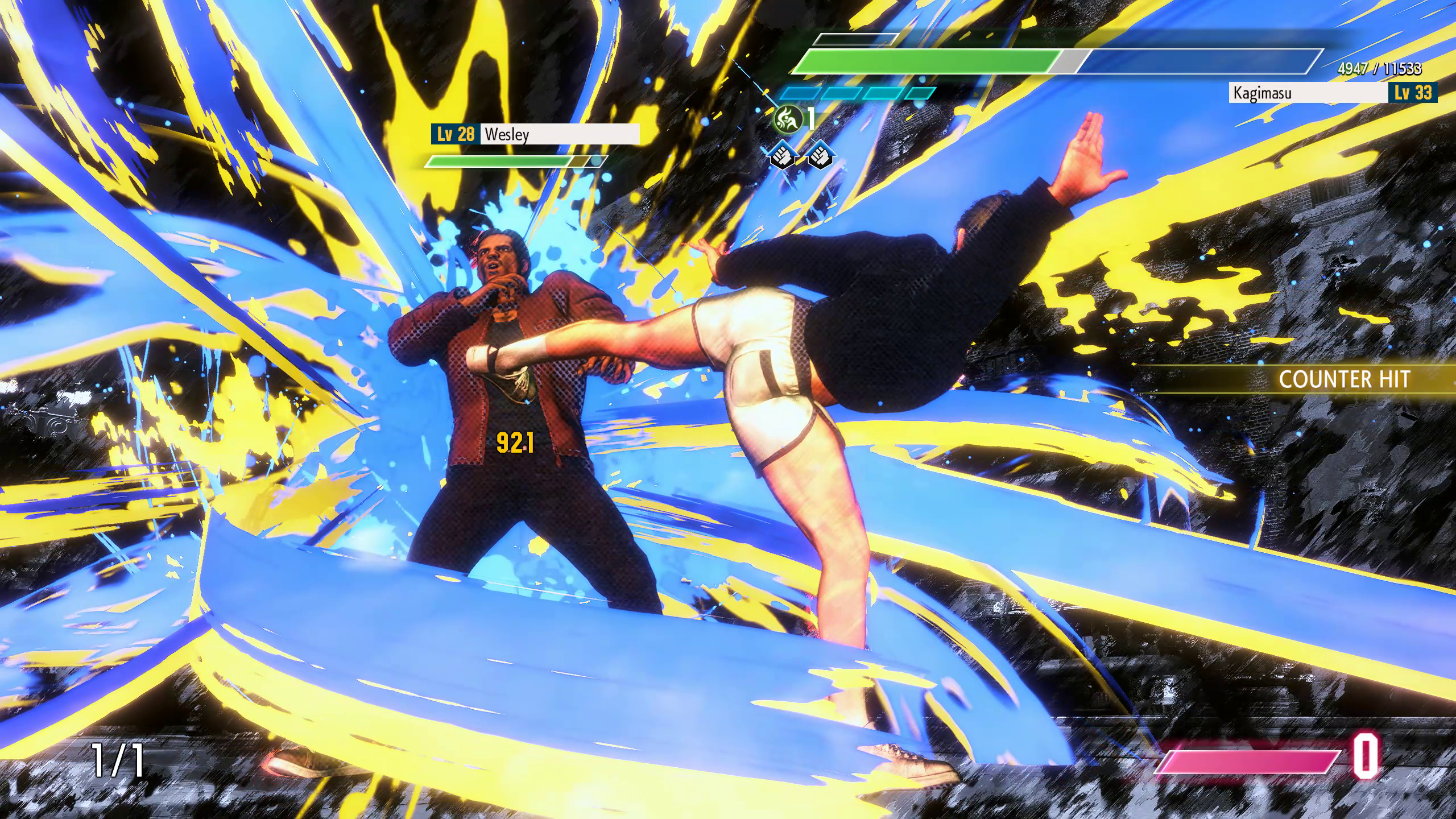 Using Drive Impact in Street Fighter 6.