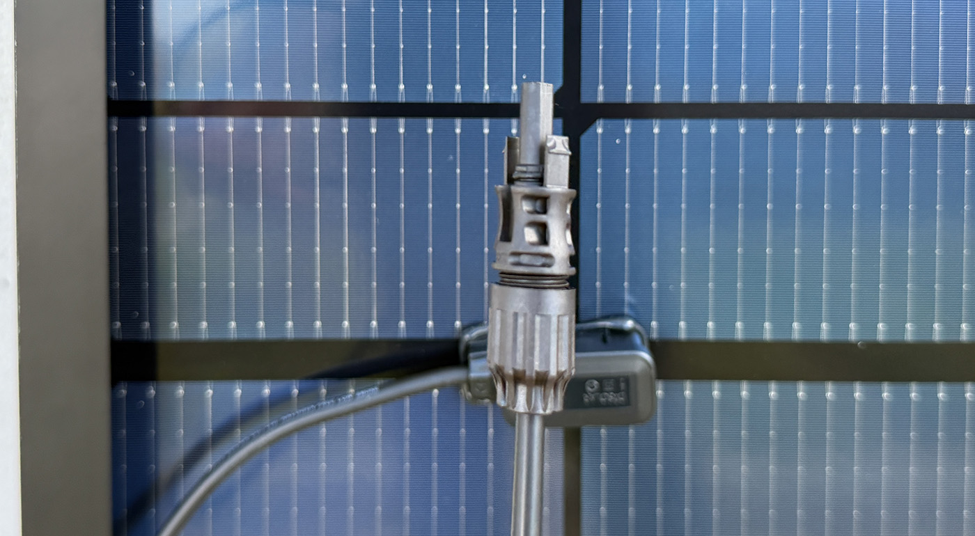 connecteur pour panneau solaire