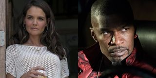 Katie Holmes and Jamie Foxx side by side