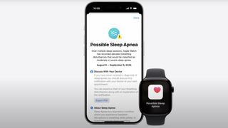 Sleep Apnea warning on Apple Watch Series 10 and iPhone 16