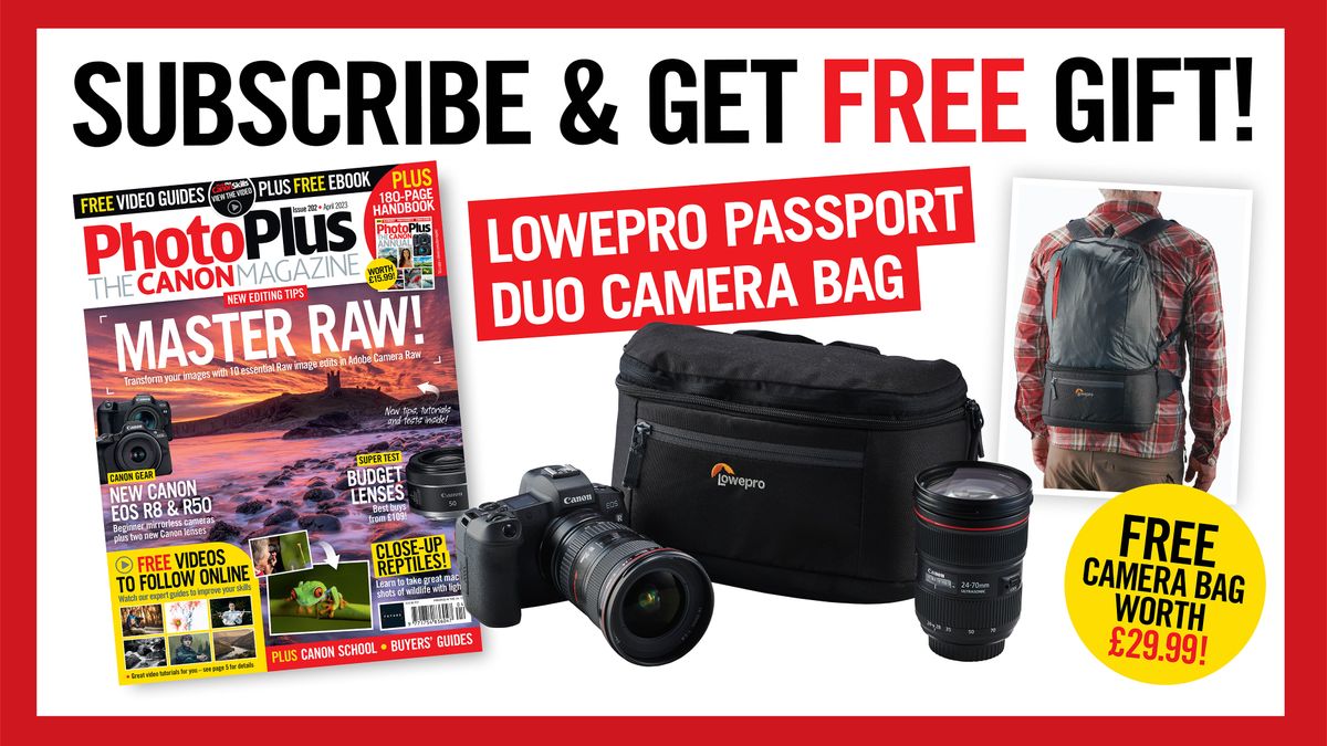 Image for PhotoPlus: The Canon Magazine April issue out now! Subscribe &amp; get a free camera bag