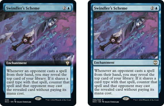 Magic the Gathering - Streets of New Capenna - Swindlers Scheme card