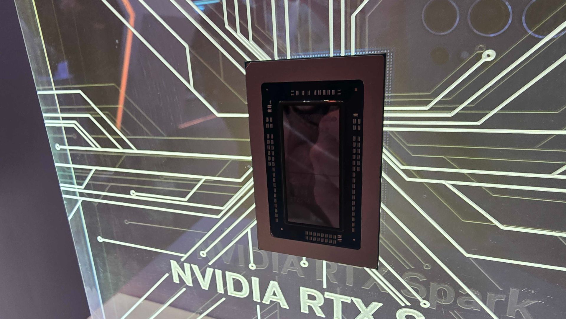 Photo of RTX Spark chip