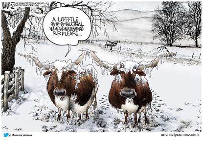 Editorial Cartoon U.S. texas winter storm&nbsp;