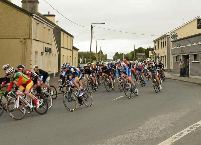 Athleague was briefly visited by the An Post Ras peloton on Day 2