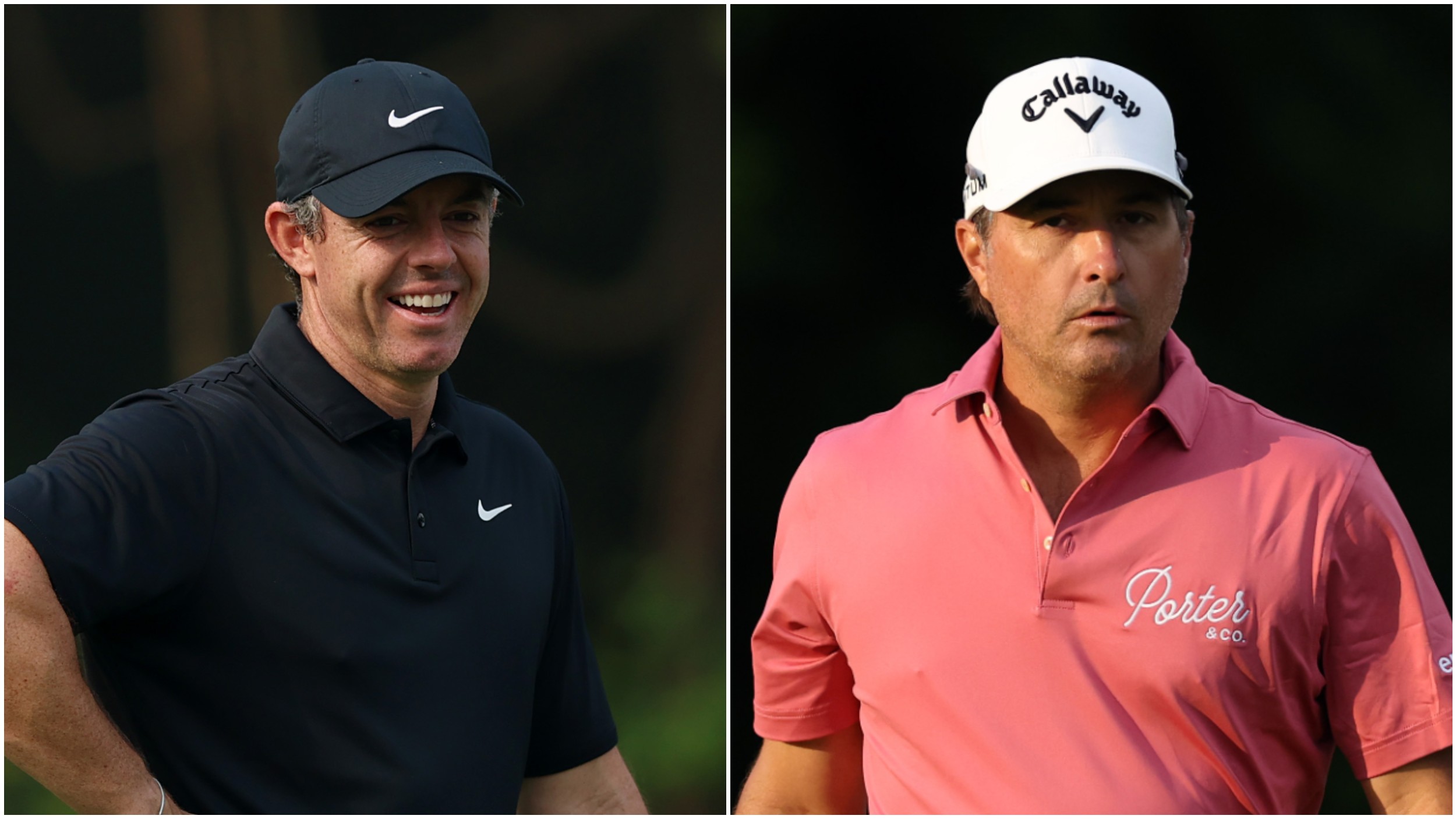 Rory McIlroy and Kevin Kisner