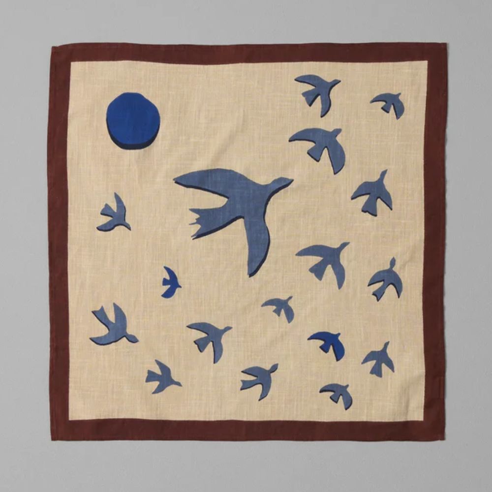 Flight Print Cotton Napkin