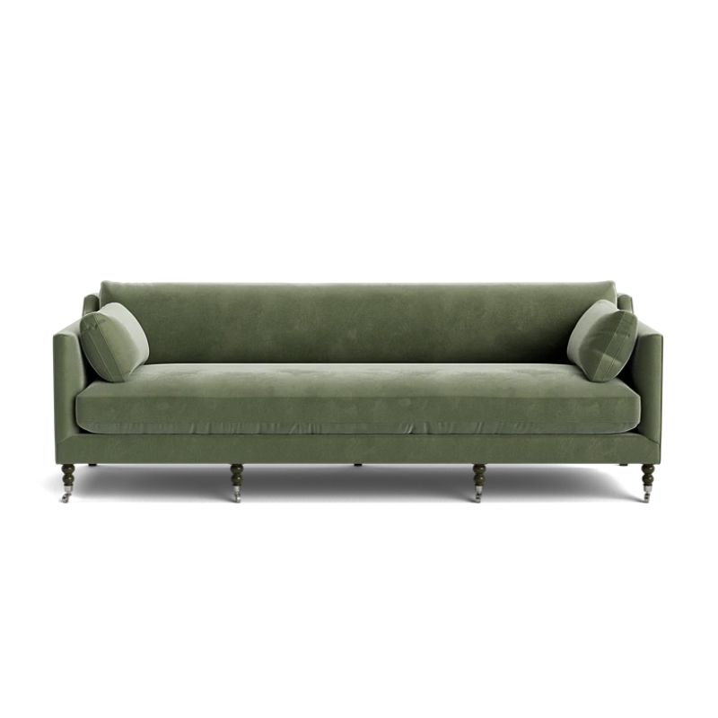 green sofa