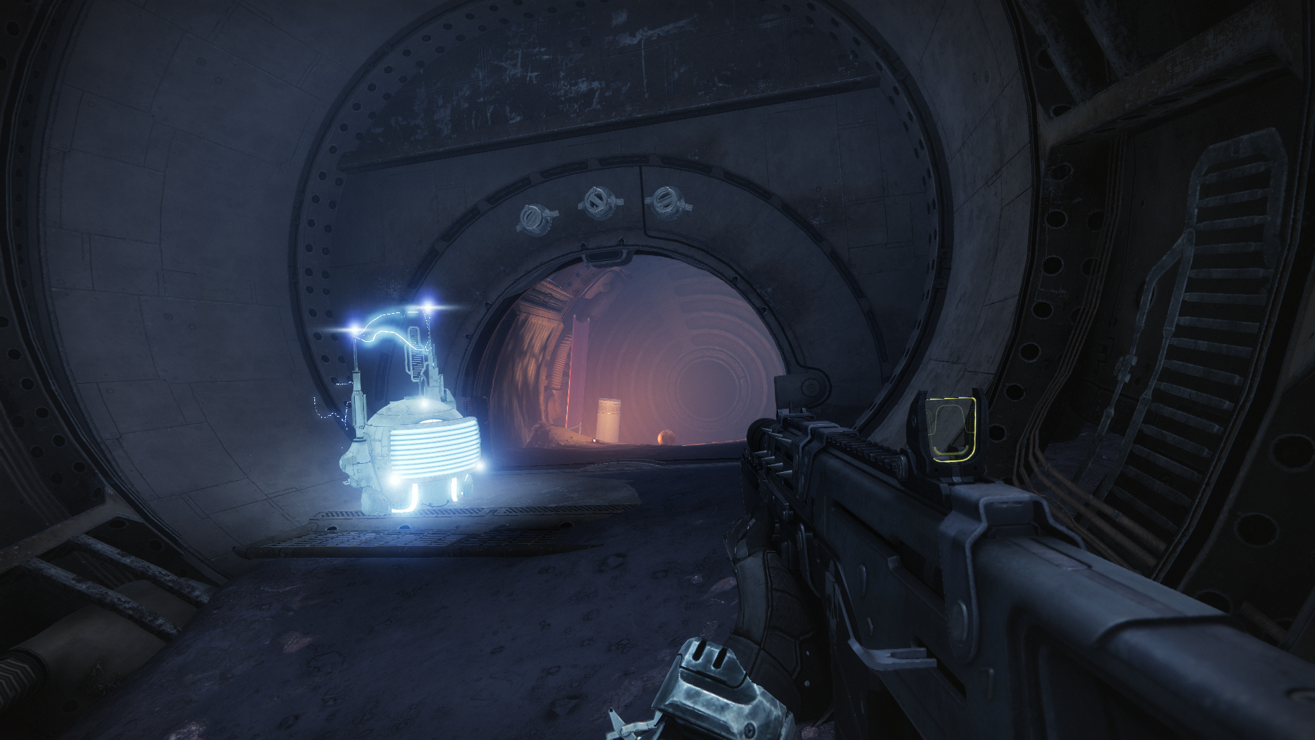 Destiny 2 Dark Academia side quest entrance with hologram