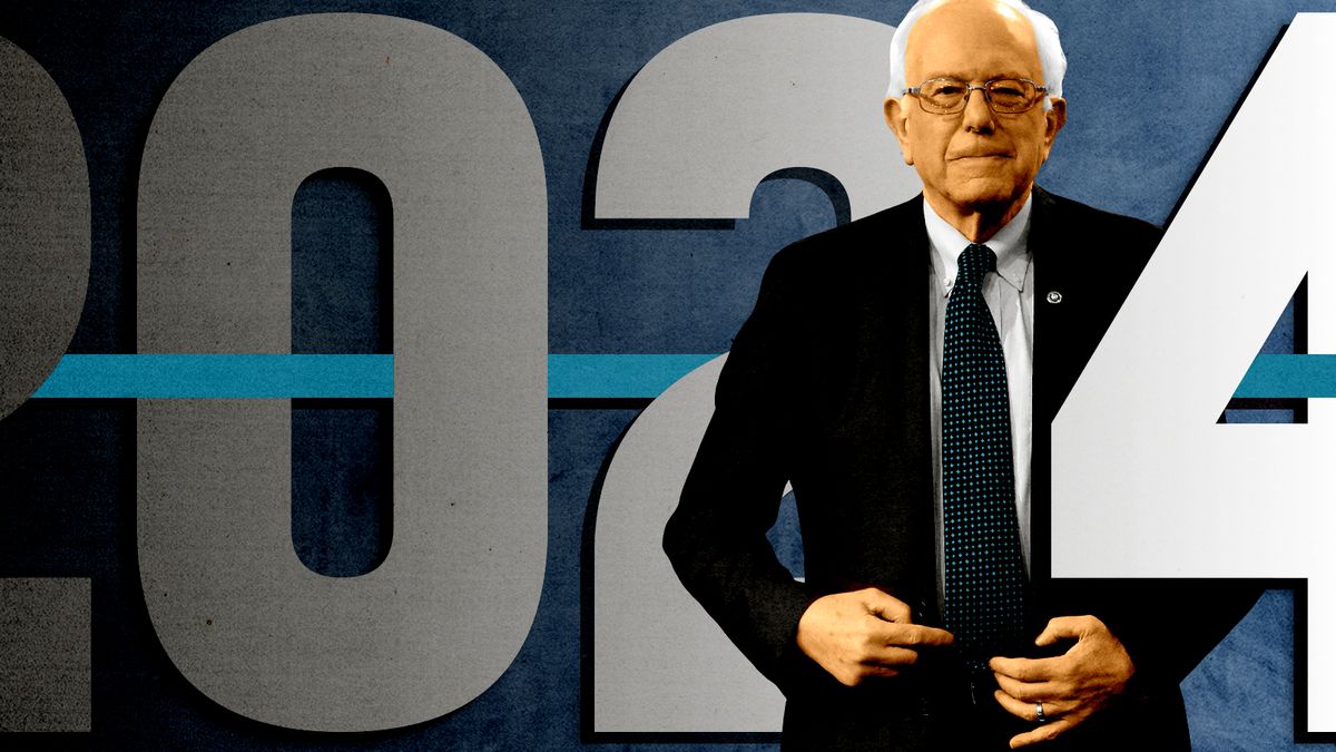Standing here I realize you are just like me, Bernie Sanders