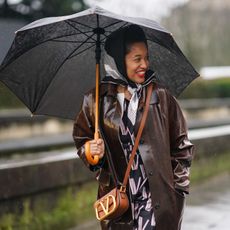 9 Rainy Day Outfits You'll Want to Leave the House In