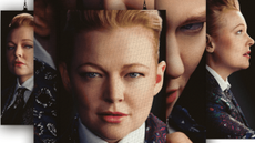 Multiple shots of Sarah Snook as Dorian Gray overlaid over one another