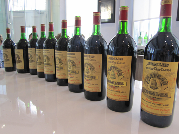 Ch&amp;acirc;teau Ang&amp;eacute;lus bottles