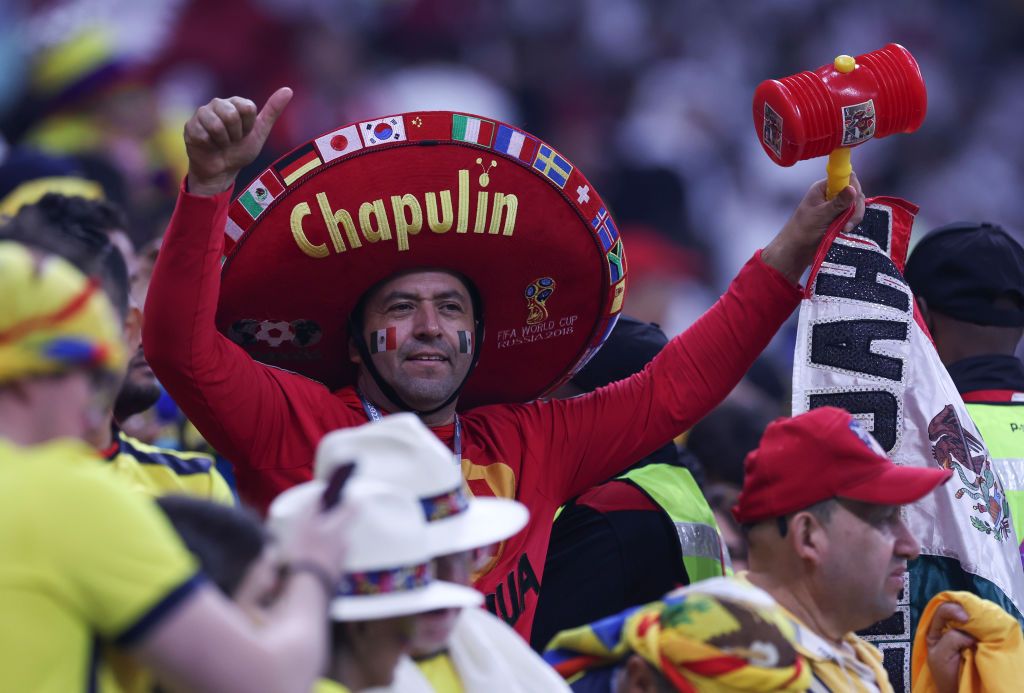 Fans at Qatar vs Ecuador at the World Cup 2022