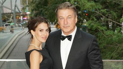 Alec Baldwin and Hilaria Baldwin are seen on October 7, 2019 in New York City.