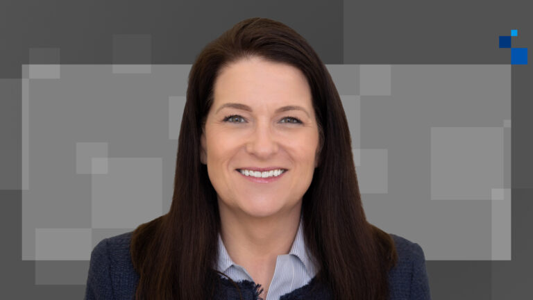 Headshot of Michelle Johnston Holthaus featured on Intel&#039;s newsroom