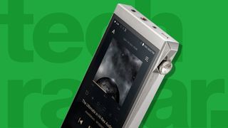 best MP3 player against a TechRadar background