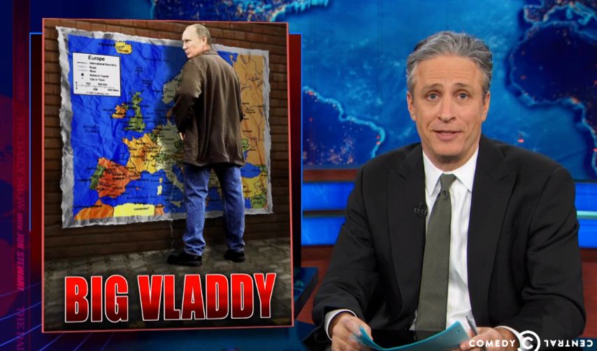 Watch The Daily Show mock Fox News&amp;#039; confused man-crush on Vladimir Putin