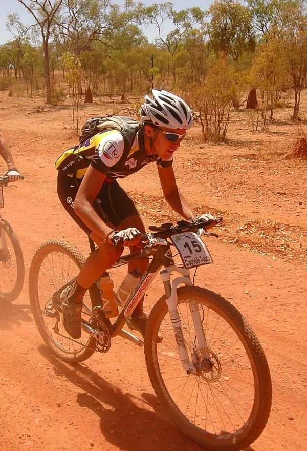 Josh Prete powering towards the turnaround.