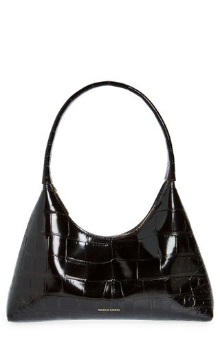 Mini Candy Croc Embossed Faux Patent Leather Hobo Bag
