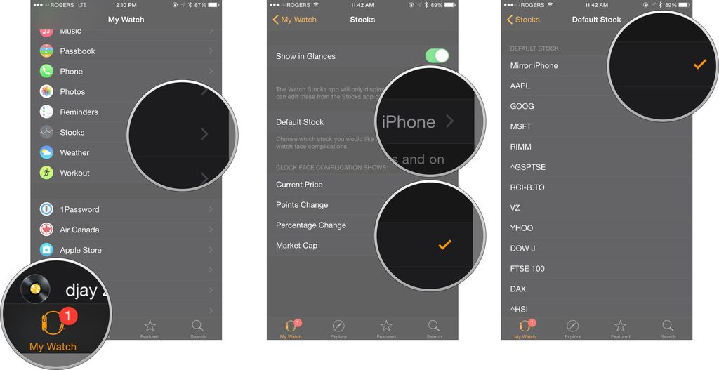 How to set the default weather, stock, and world clock for your Apple