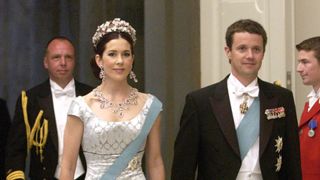 princess mary of denmark in floral tiara