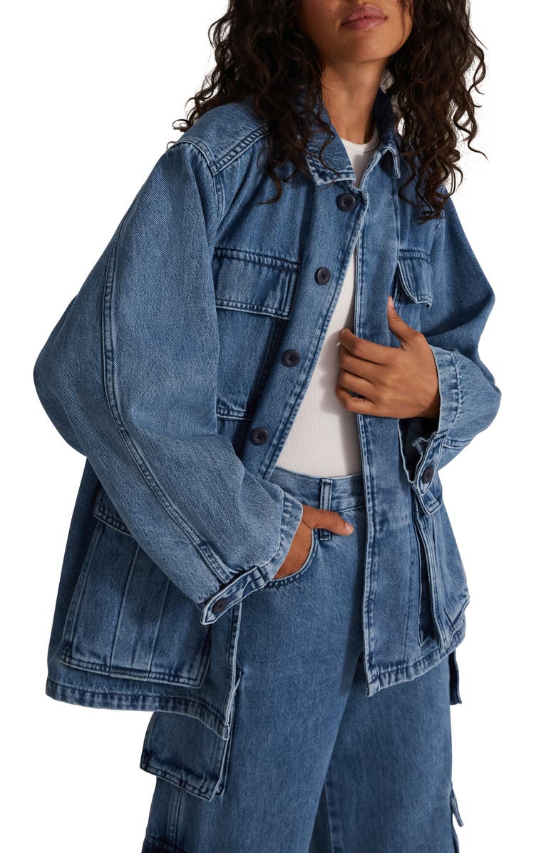 The Carly Denim Cargo Jacket