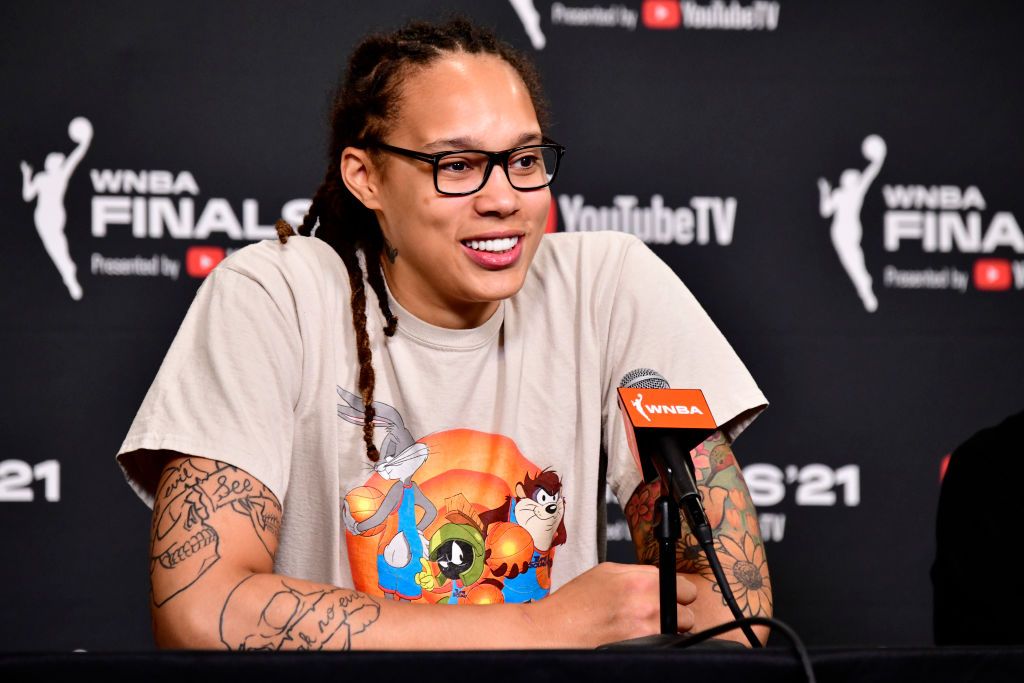 WNBA star Brittney Griner. 