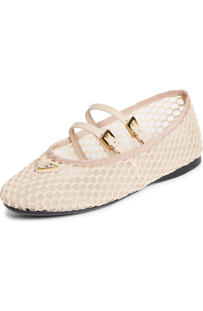 Ballerine Mesh Mary Jane Flat