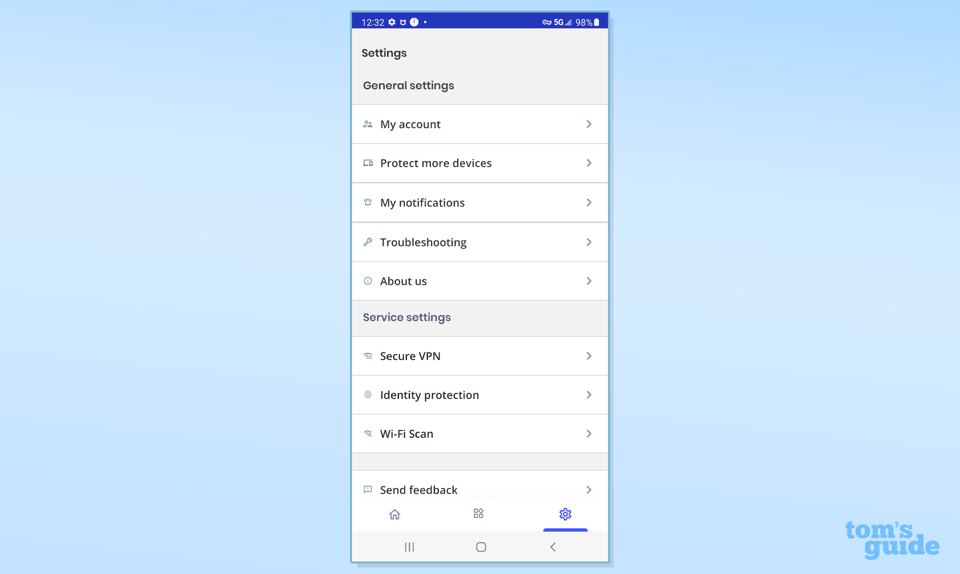 McAfee Mobile Security app screengrab