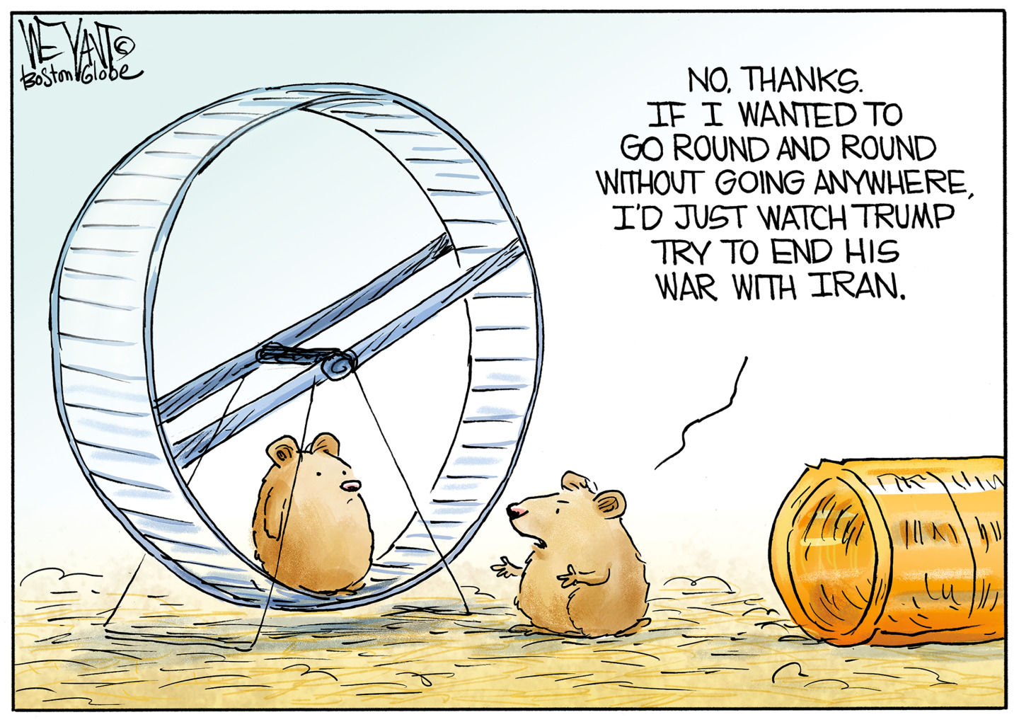 Political cartoon