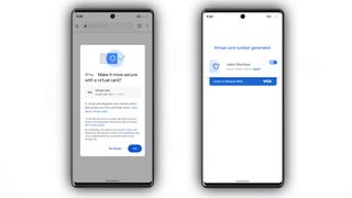 Google Pay vitual card numbers in Chrome on Android