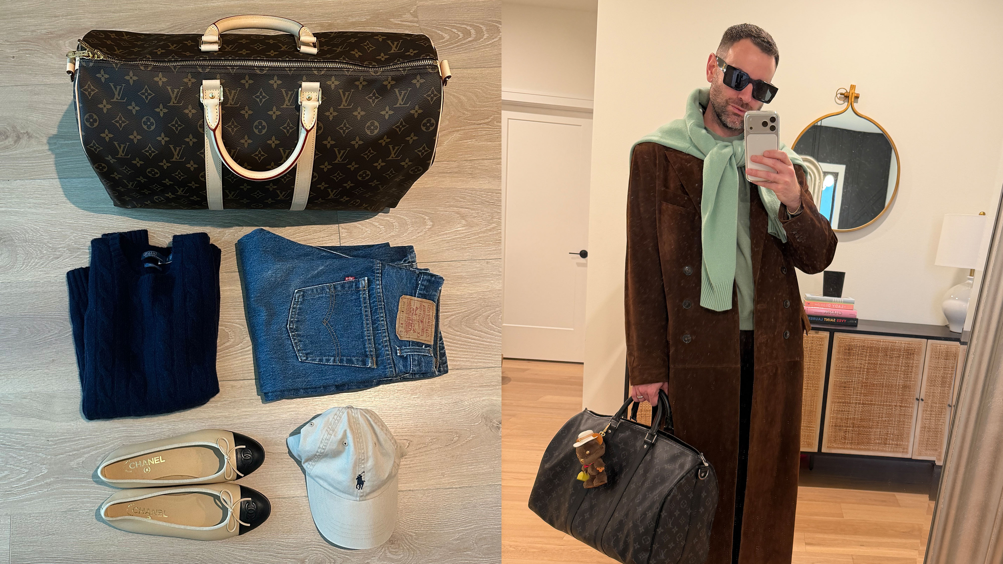 Louis Vuitton duffle bag