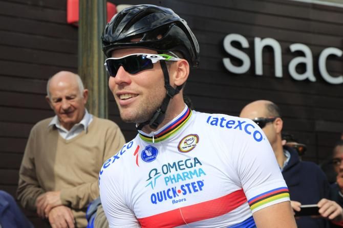Mark Cavendish started the day still looking for his first win of the season