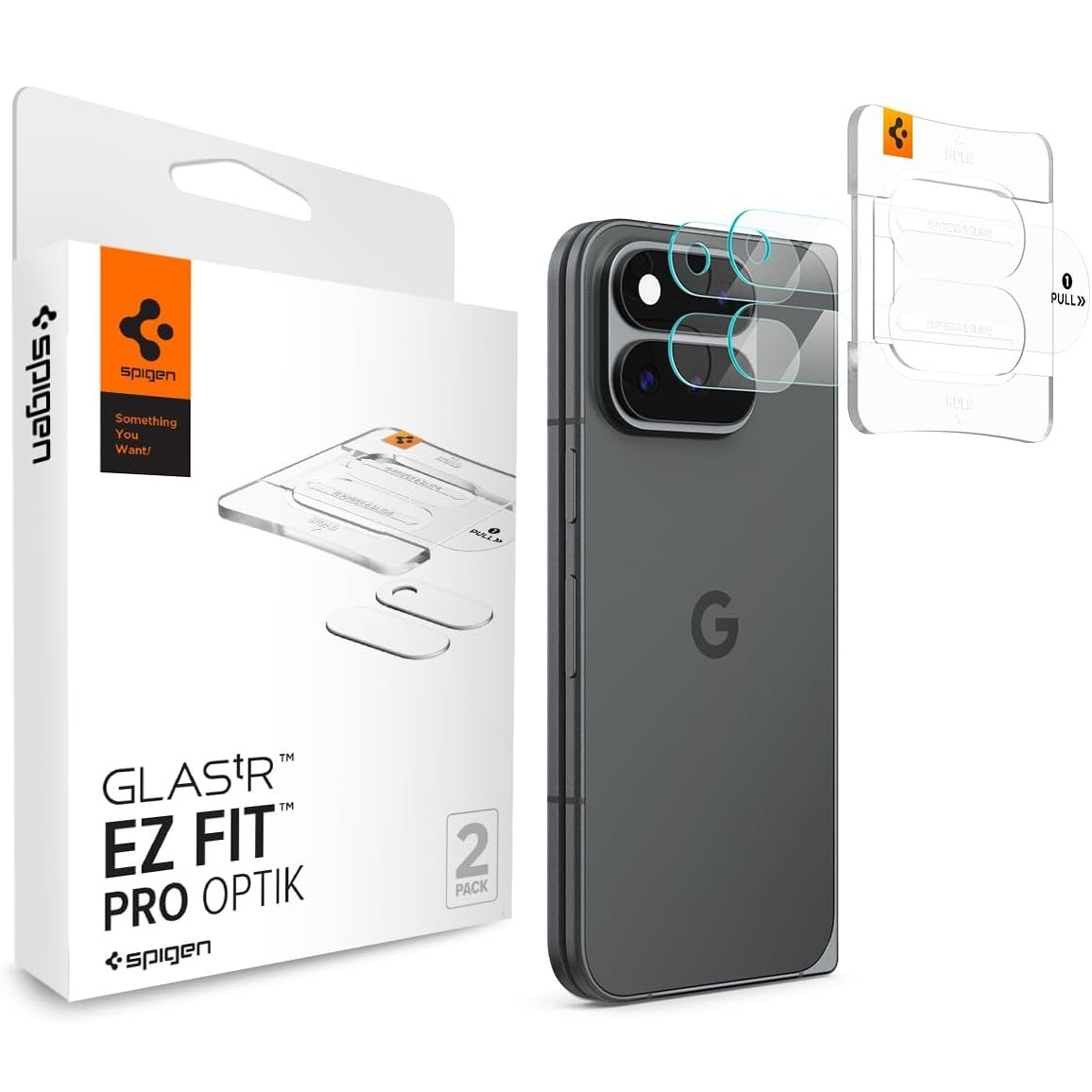 Spigen Glas.tR EZ FIT Pro Optik Camera Lens Protector for Pixel 11 Pro Fold