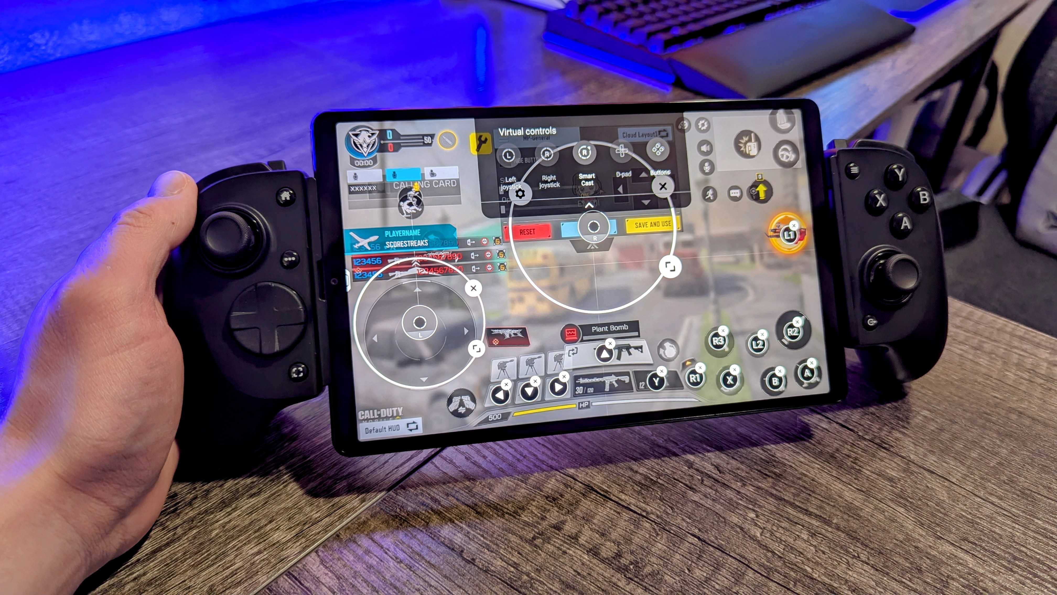 Image of the Razer Kishi V3 Pro mobile gaming controller.