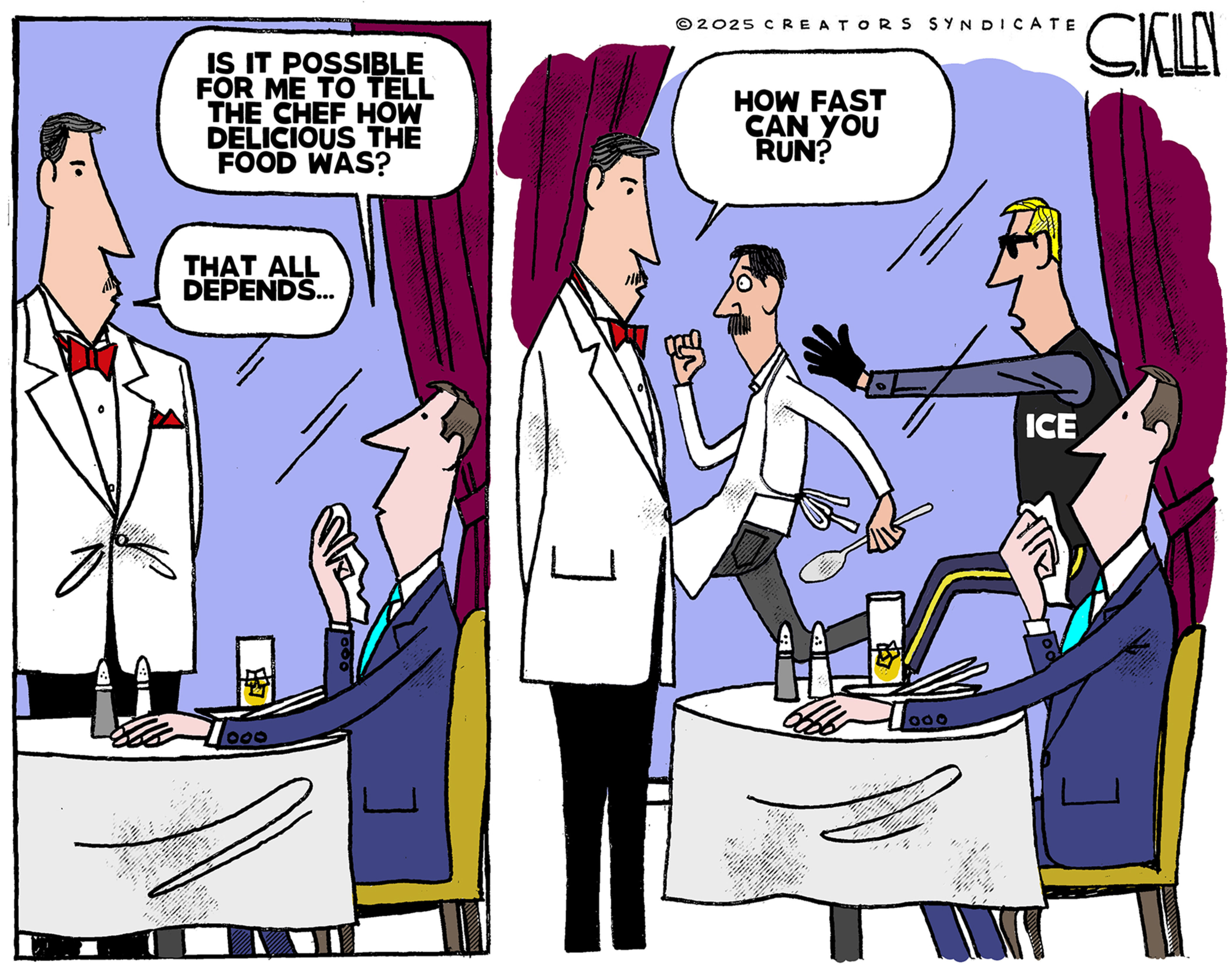 Political cartoon