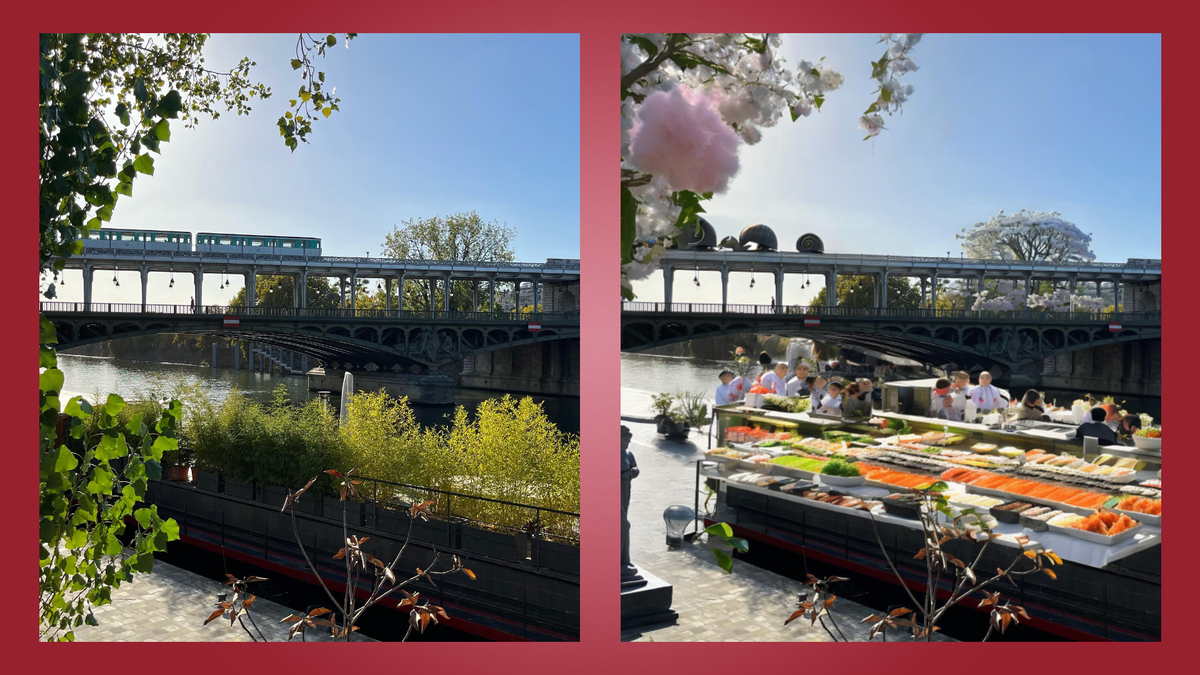 Side-by-side of an unedited image and an AI enhanced Canva edit