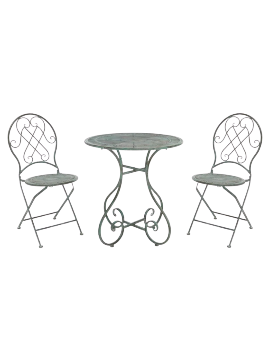 Red Barrel Studio&amp;reg; Craciuna Round 2 - Person 27.5" Long Bistro Set | Wayfair