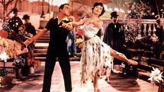 Gene Kelly as Jerry Mulligan and Leslie Caron as Lise Bouvier in An American in Paris