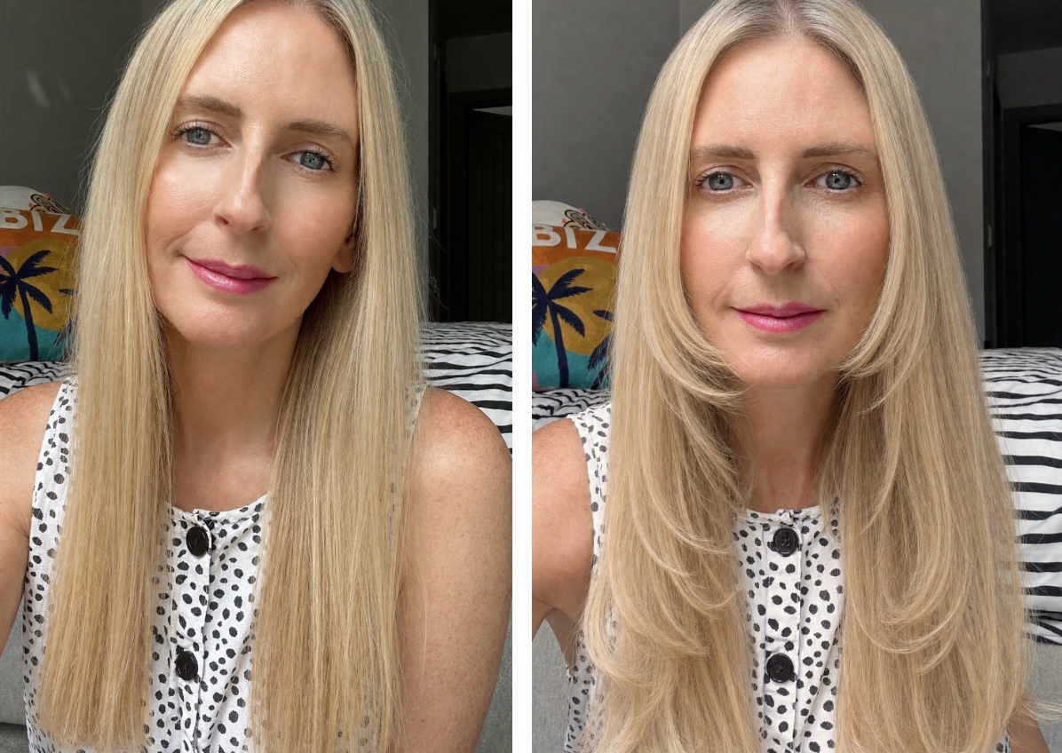 hair before and after