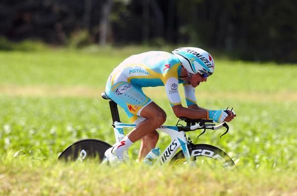 Roman Kreuziger (Astana) moved into 2nd overall after the time trial