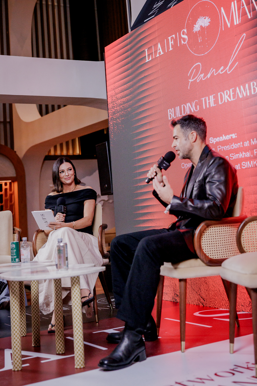 jonathan simkhai speaking at the latin american fashion summit