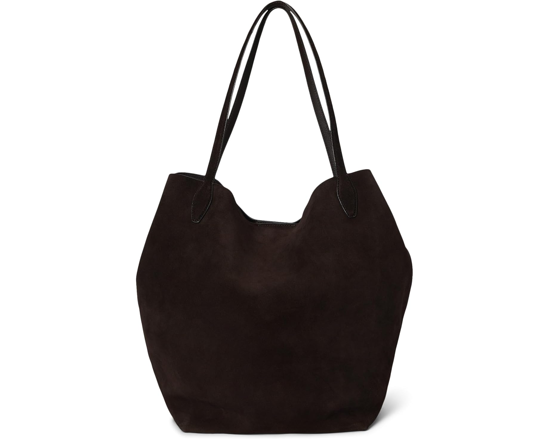 Oversized Soft Grain Shopper - Suede