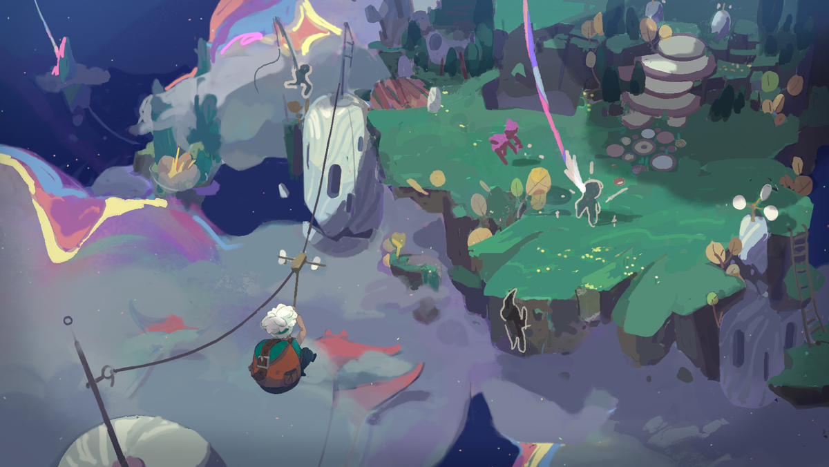 Moonlighter 2; screens from a vibrant fantasy video game