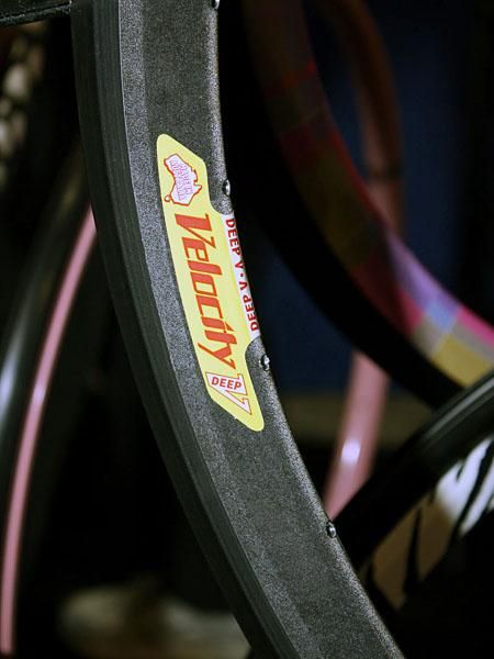 Commuters should take a hard look at these Velocity rims with their built-in reflective coating.