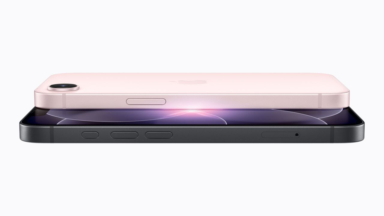 iPhone 17e press images on a white background
