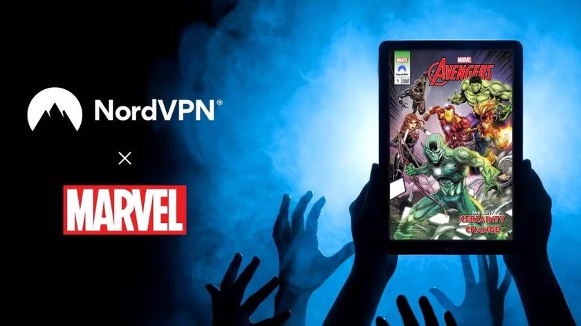 NordVPN&#039;s partnership with Marvel for an Avengers comic book – promo image