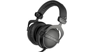 Product shot of Beyerdynamic DT 770 PRO, one of the best headphones for video editing